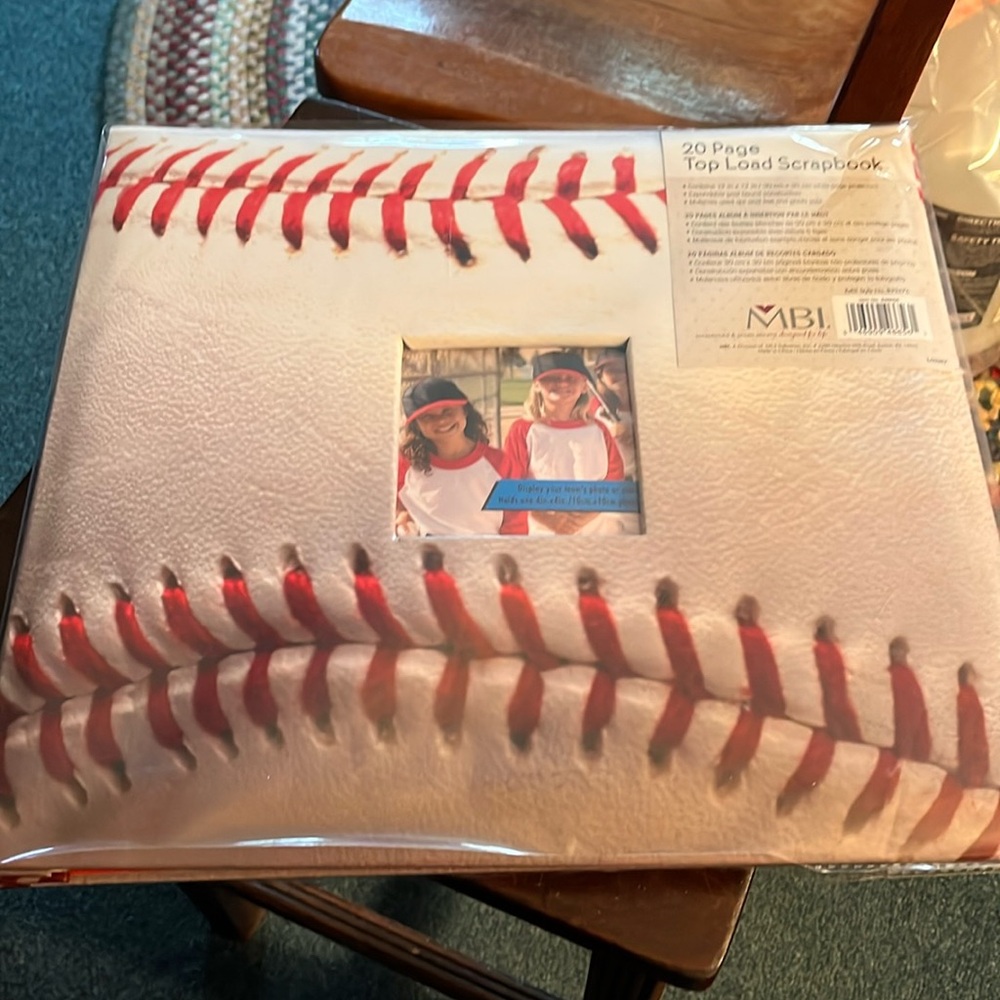 Baseball Top Load Scrapbook New in Package